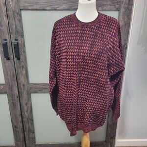 Tundra Canada Coogi style  textured vintage sweater